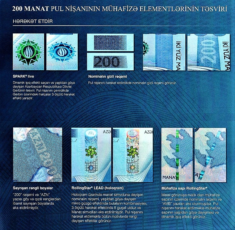 200 manatlıq əksinaslar dövriyyəyə buraxılır -  FOTO